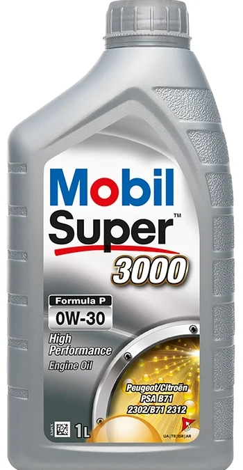 MOBIL SUPER 3000 FORMULA P 0W‑30