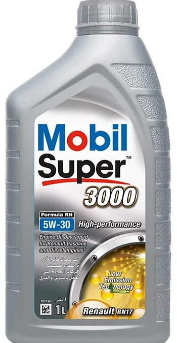 MOBIL SUPER 3000 FORMULA RN 5W‑30